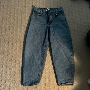 Agolde ultra high rise balloon jeans